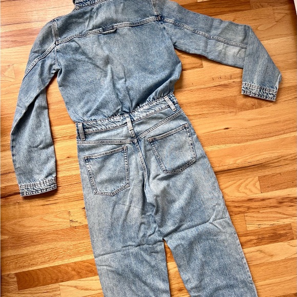 Zara Woman Denim  Jumpsuit ….Xs - Picture 6 of 7